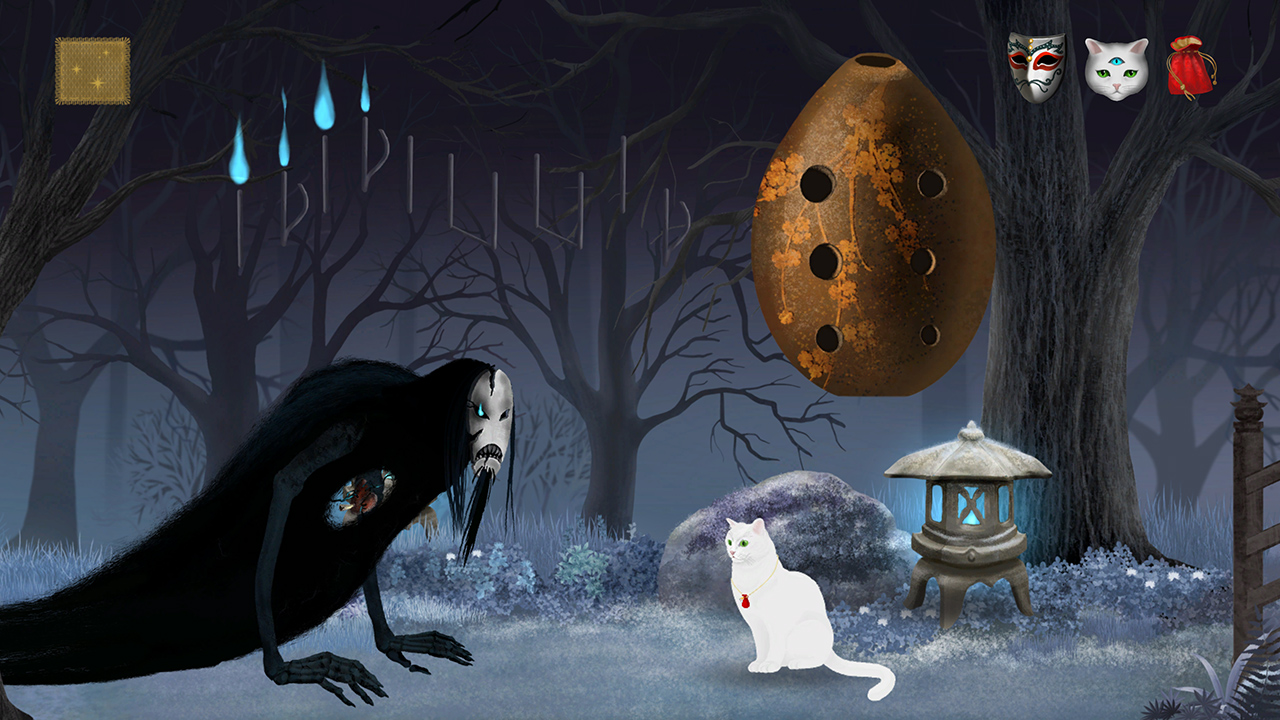 Cat and Ghostly Road screenshot 1
