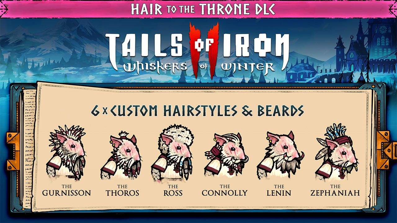 Tails of Iron 2: Whiskers of Winter - Hair to the Throne Pack screenshot 1