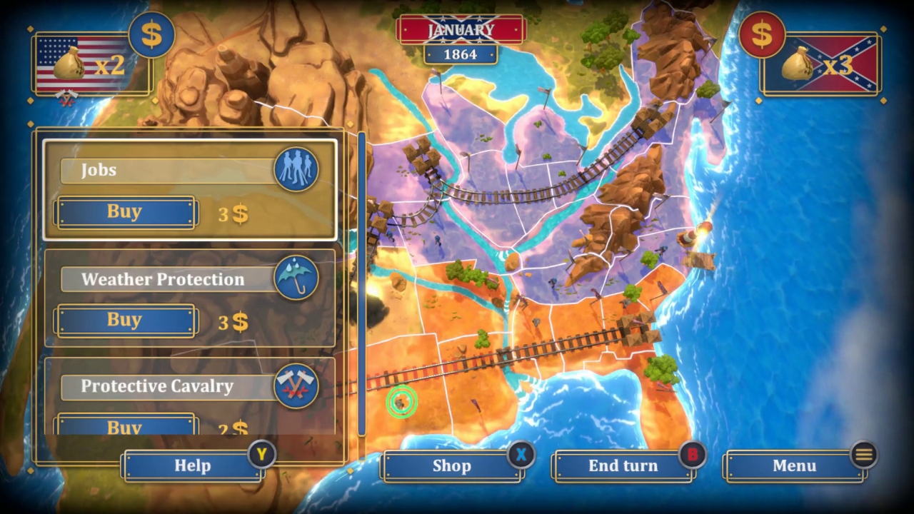 The Bluecoats North & South screenshot 3