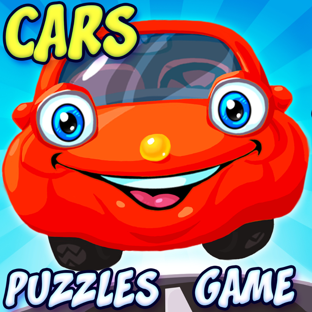Cars Puzzles Game - Funny Car & Trucks Preschool Jigsaw Education Learning Puzzle Games for Babies, Kids & Toddlers