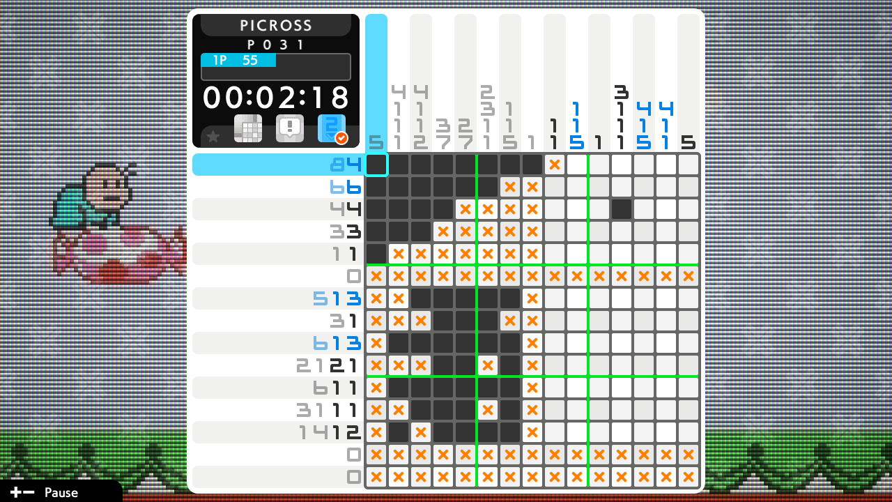 PICROSS S KONAMI ANTIQUES edition screenshot 3