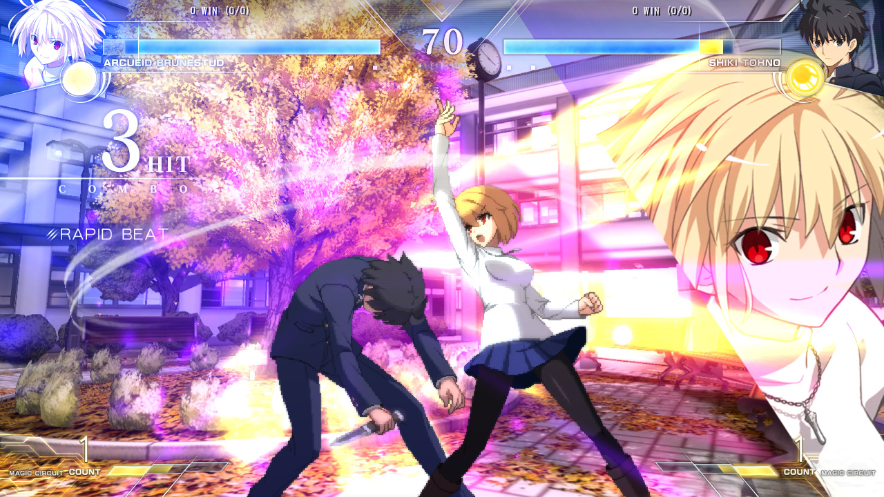 MELTY BLOOD: TYPE LUMINA screenshot 1