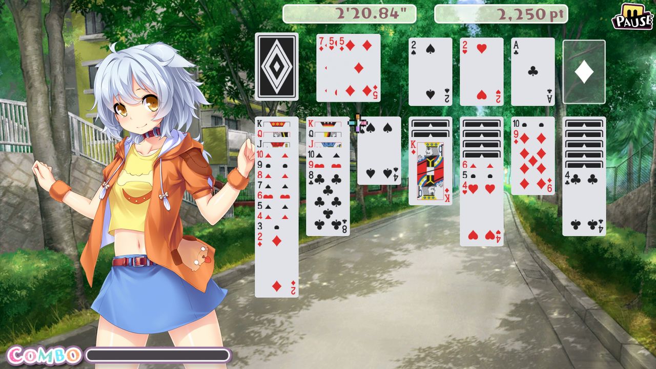 Pretty Girls Klondike Solitaire screenshot 2