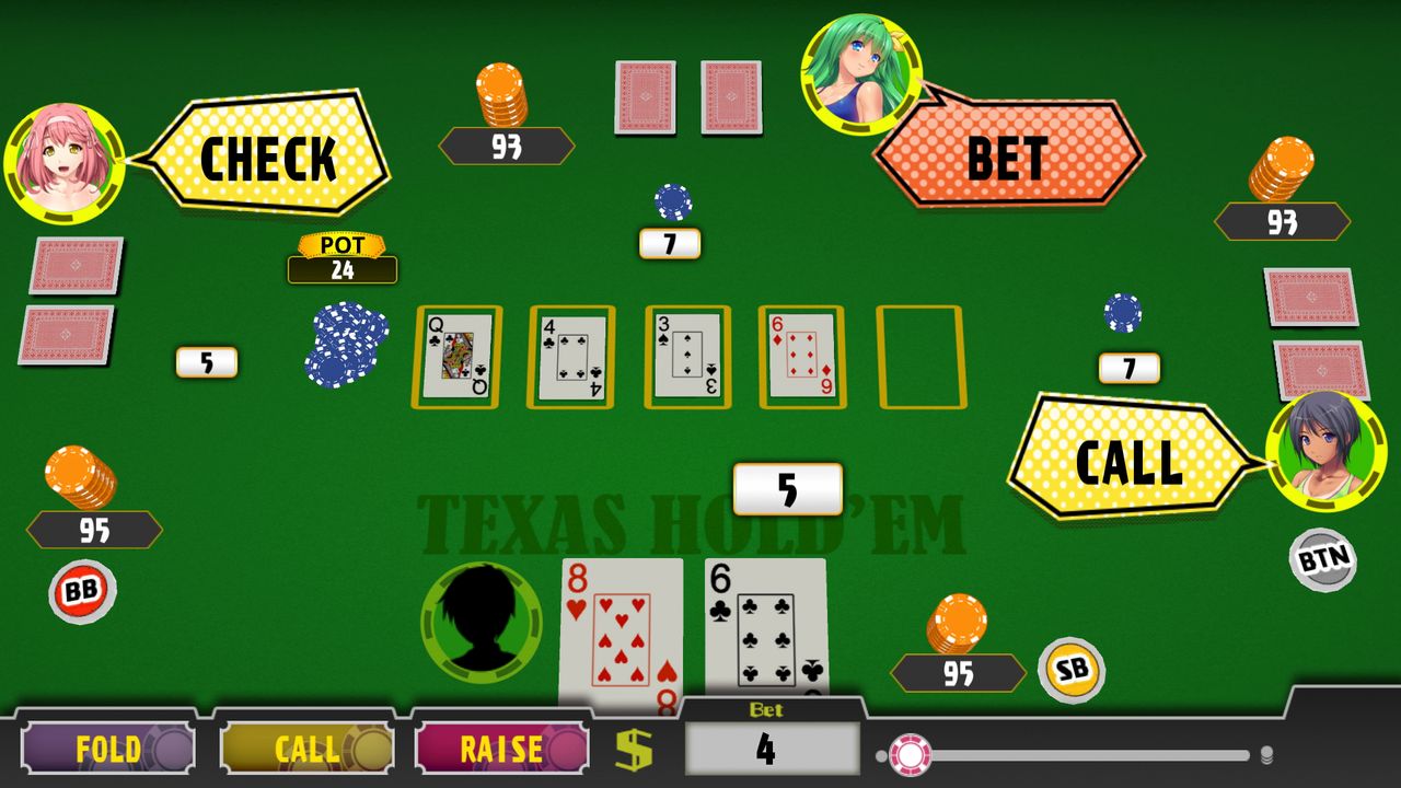 Poker Pretty Girls Battle: Texas Hold'em screenshot 6