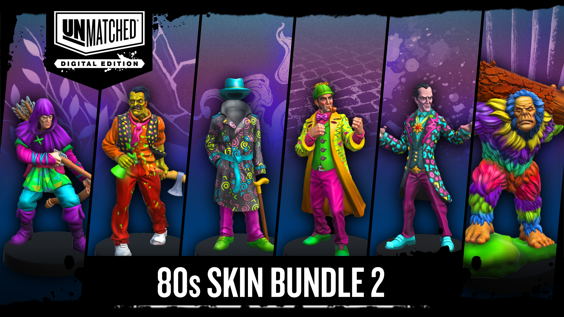 Unmatched: Digital Edition - 80s skin Bundle 2
