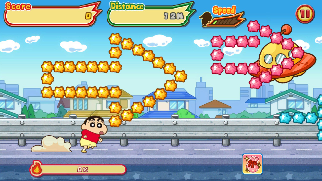 CRAYON SHINCHAN The Storm Called FLAMING KASUKABE RUNNER!! screenshot 2