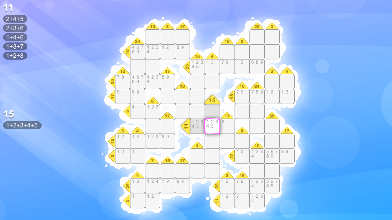 Kakuro Magic screenshot 3