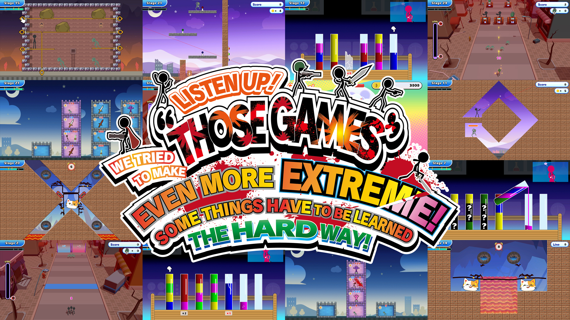LISTEN UP! WE TRIED TO MAKE “THOSE GAMES” EVEN MORE EXTREME! SOME THINGS HAVE TO BE LEARNED THE HARD WAY!