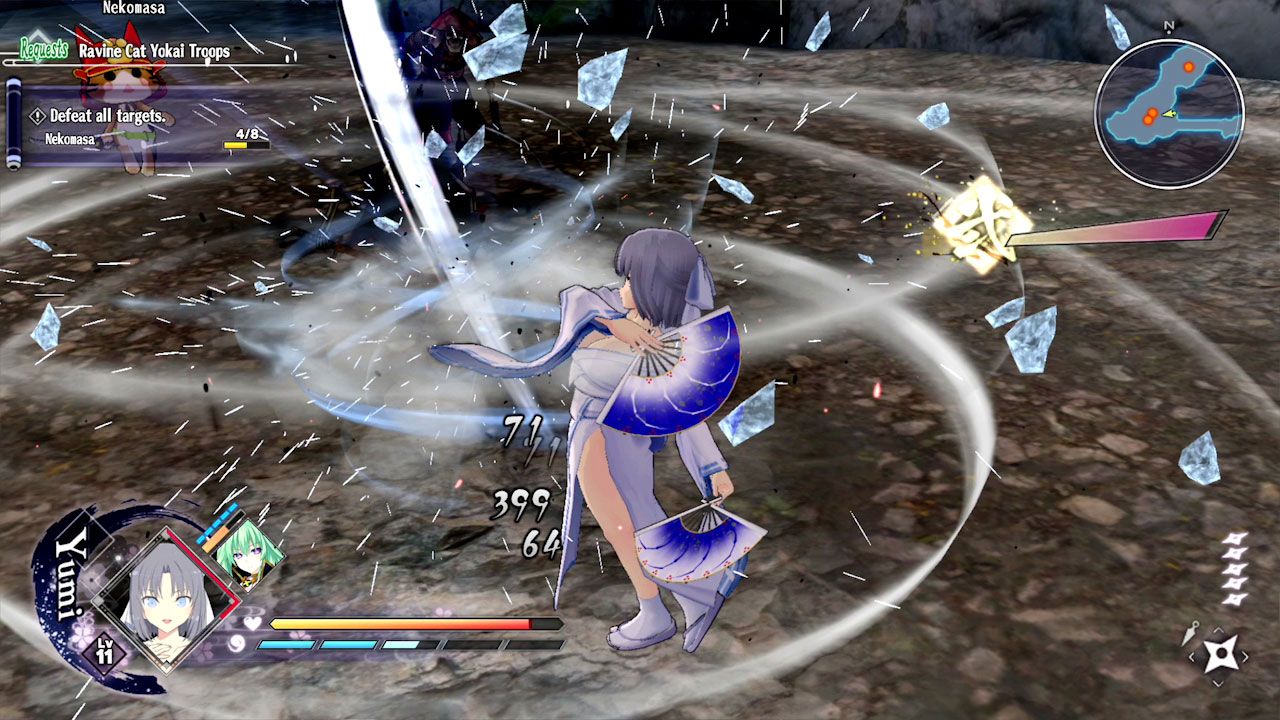 Neptunia X SENRAN KAGURA: Ninja Wars screenshot 5