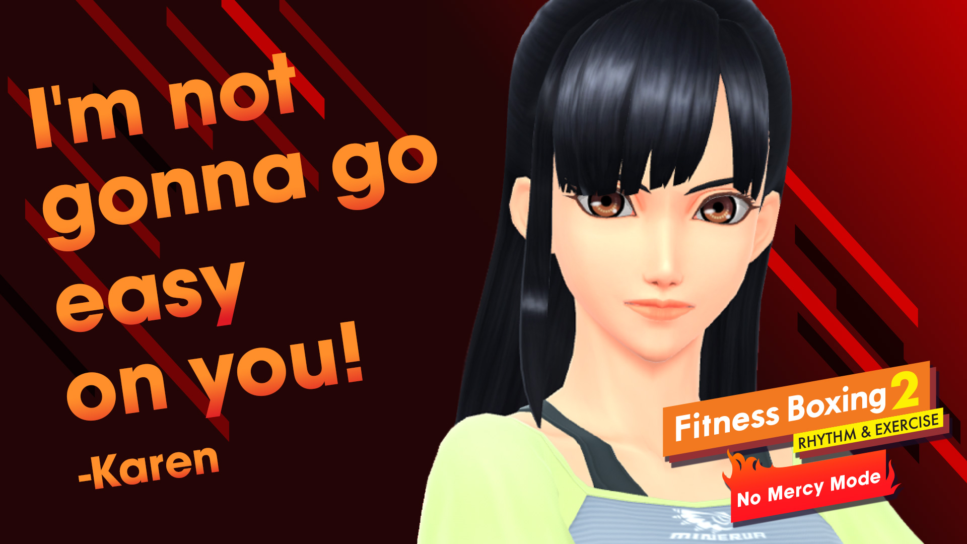 Fitness Boxing 2: Rhythm & Exercise No Mercy intensity: Karen