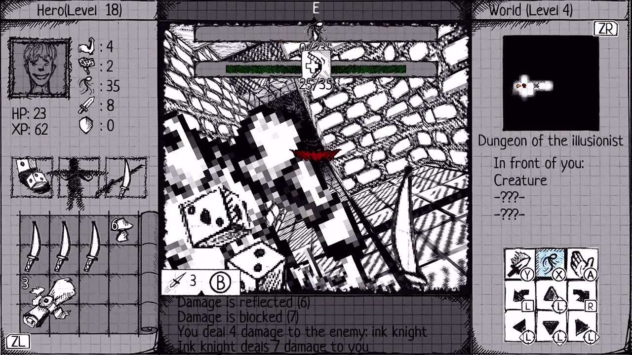 Drawngeon: Dungeons of Ink and Paper screenshot 3