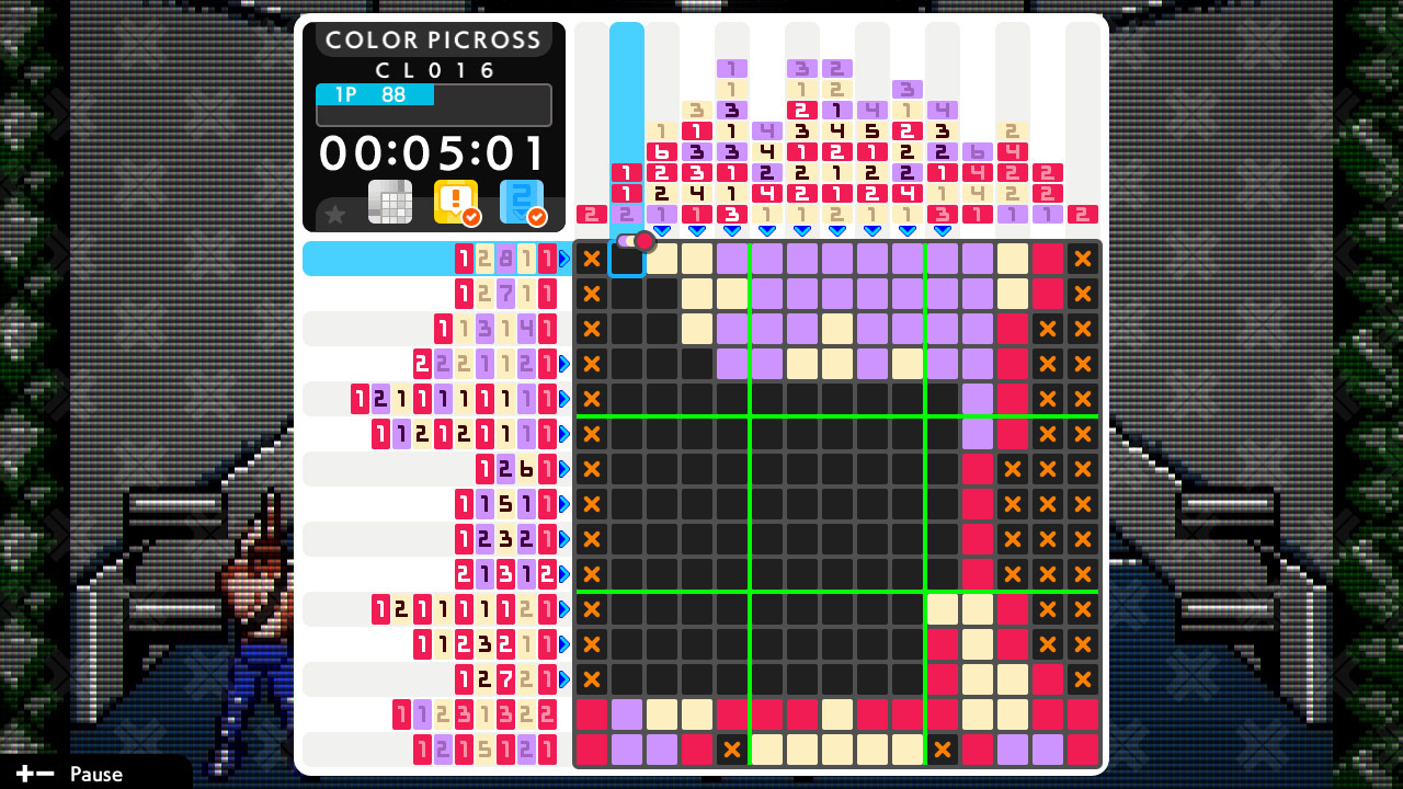 PICROSS S KONAMI ANTIQUES edition screenshot 4