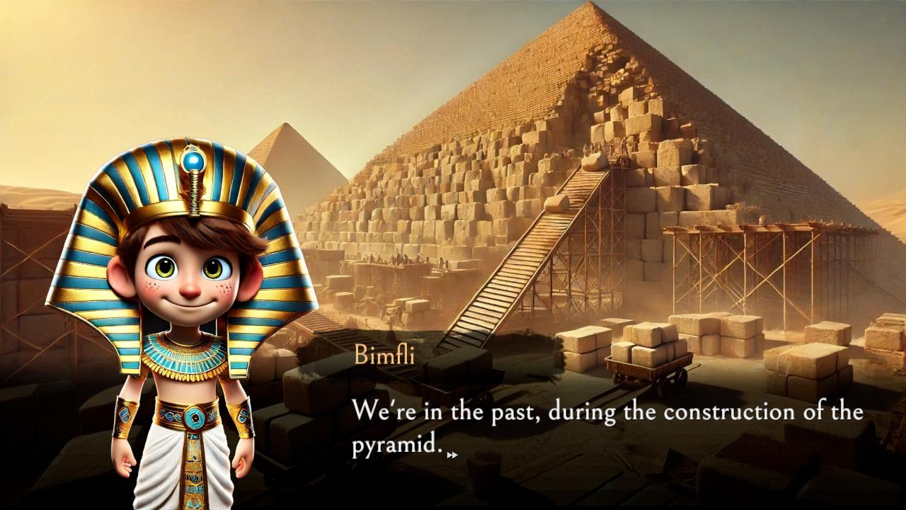 Bimfli & His Time Travels: Egypt screenshot 1