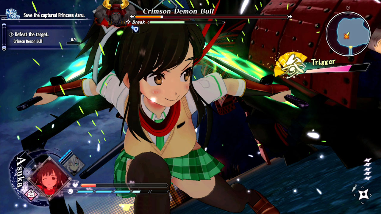 Neptunia X SENRAN KAGURA: Ninja Wars screenshot 2