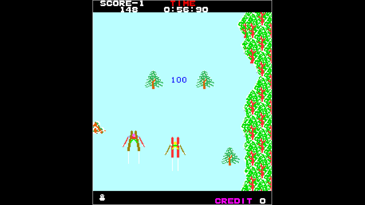 Arcade Archives ALPINE SKI screenshot 2