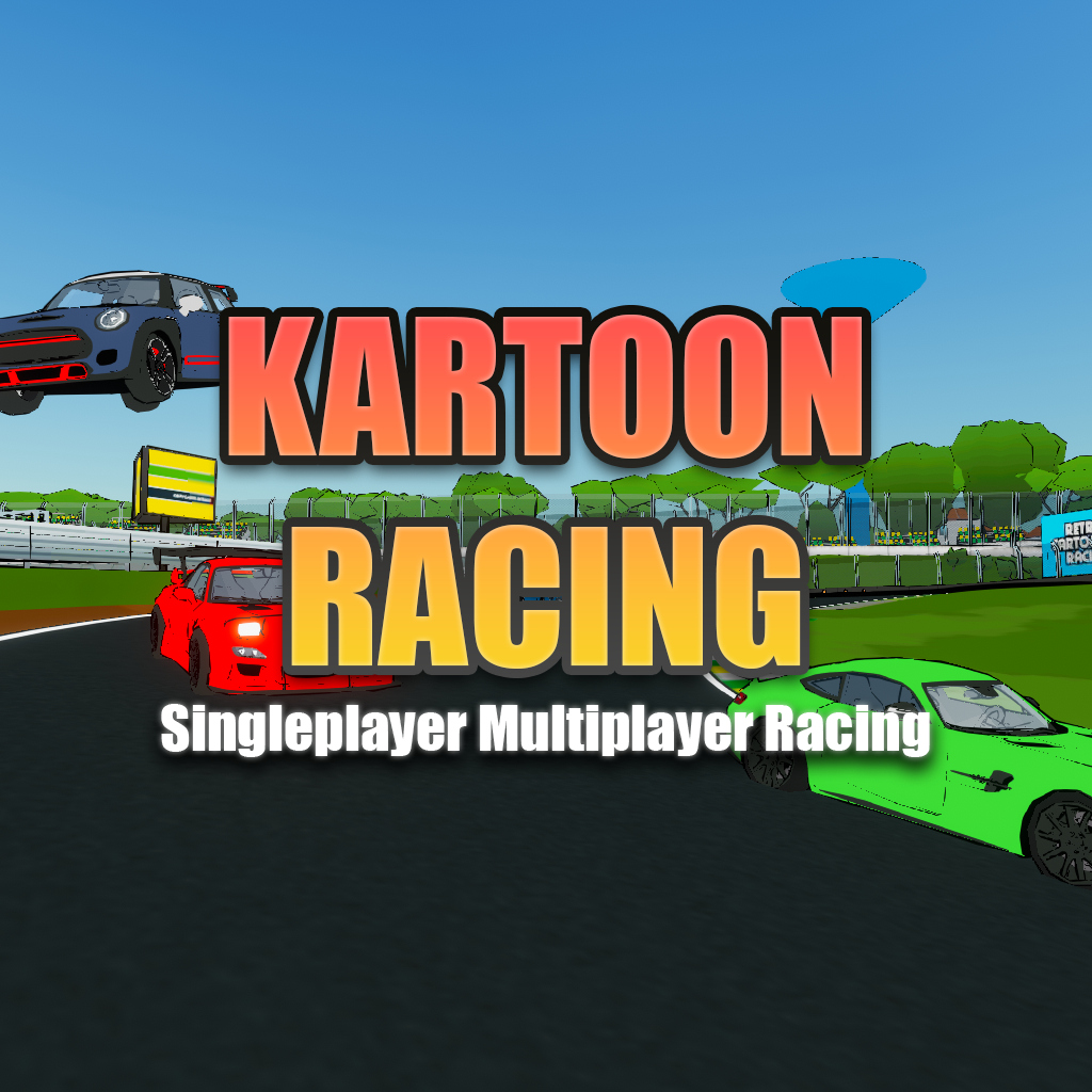 Kartoon Racing: Singleplayer Multiplayer Racing