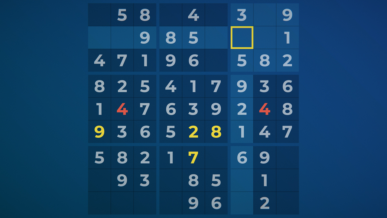 Sudoky screenshot 2