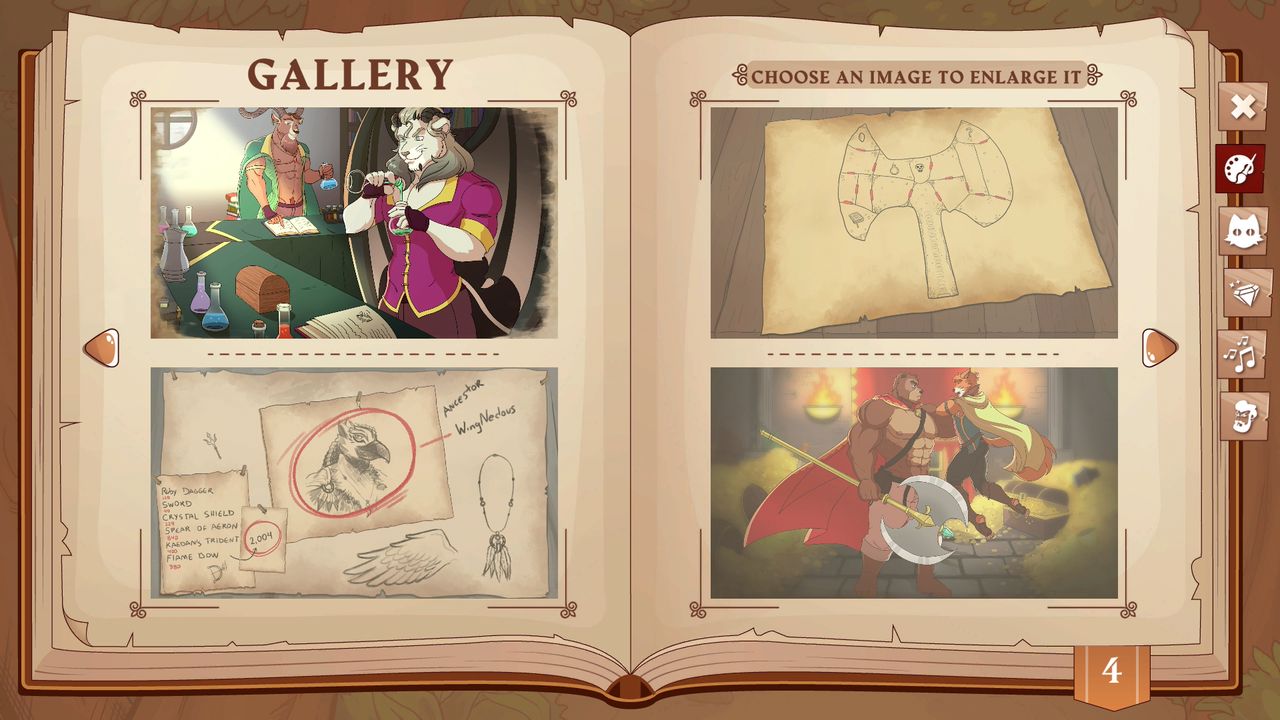 Burrow of the Fallen Bear: A Gay Furry Visual Novel screenshot 6