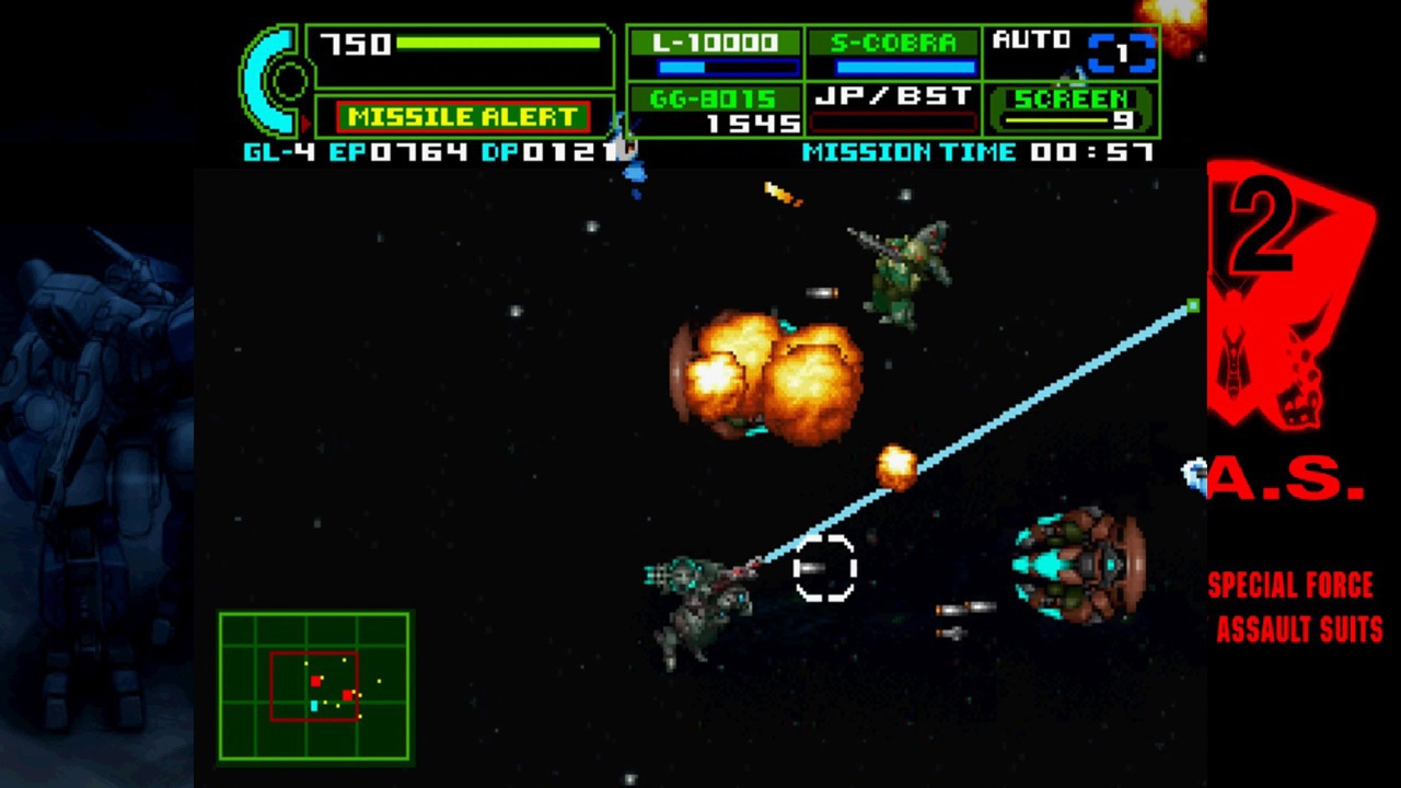 Assault Suit Leynos 2 Saturn Tribute screenshot 6