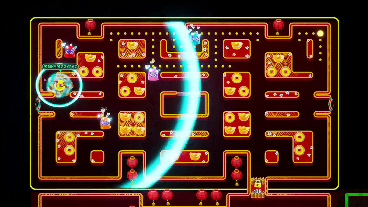 PAC-MAN Mega Tunnel Battle: Chomp Champs - Lunar Animals PAC screenshot 3