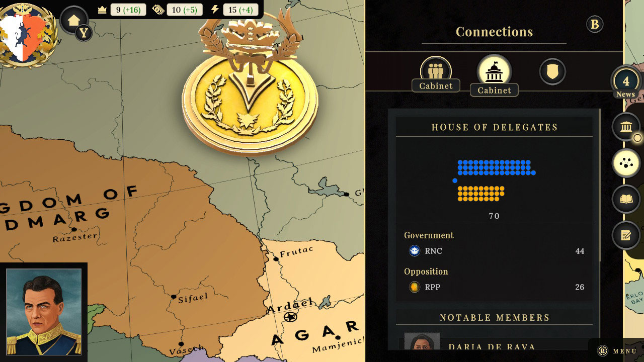 Suzerain: Kingdom of Rizia screenshot 5