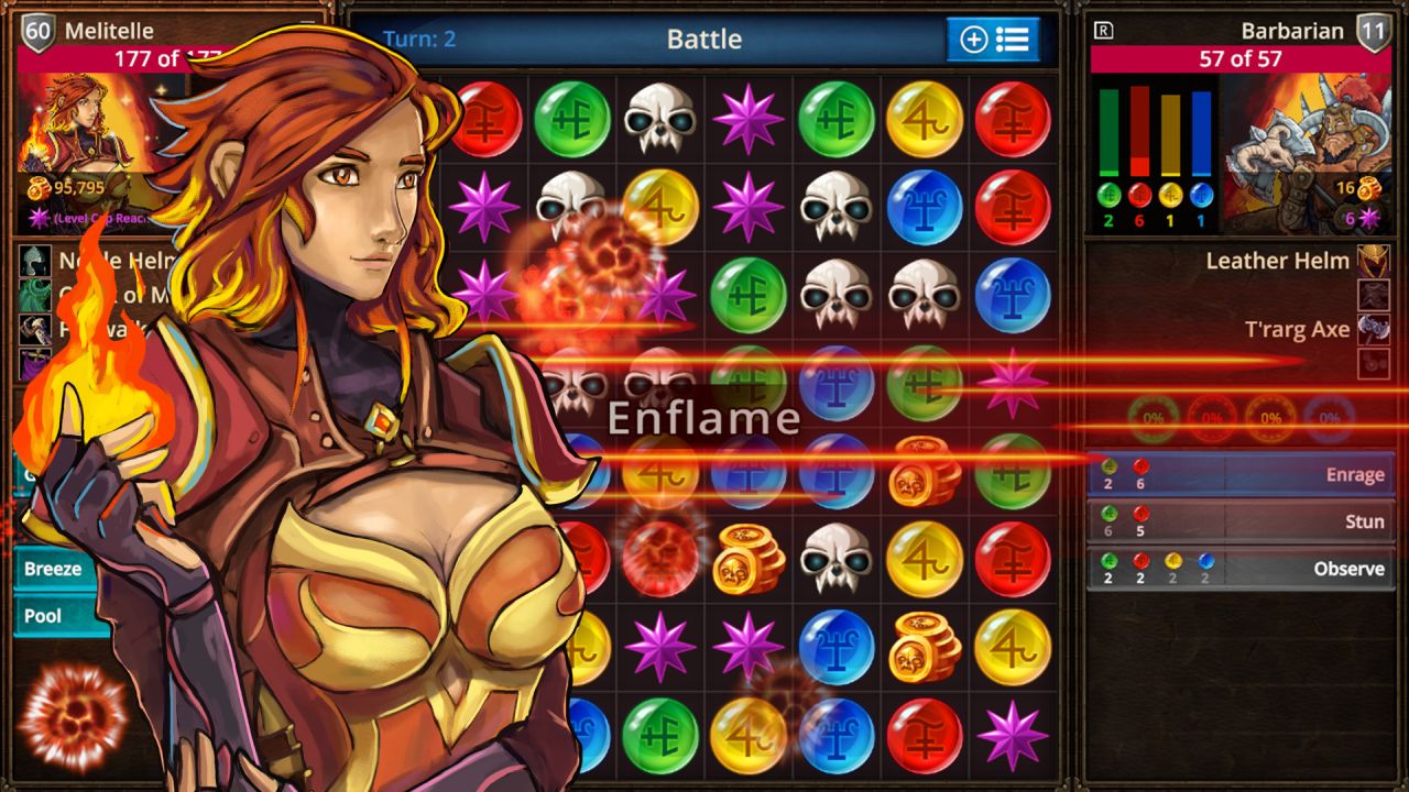 Puzzle Quest: The Legend Returns screenshot 1