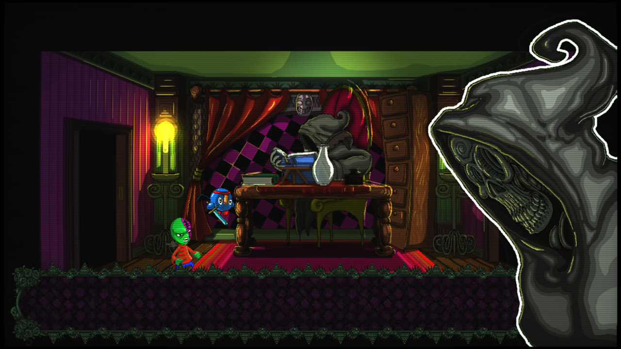Nightmare Boy: The New Horizons of Reigns of Dreams, a Metroidvania journey with little rusty nightmares, the empire of knight final boss screenshot 5