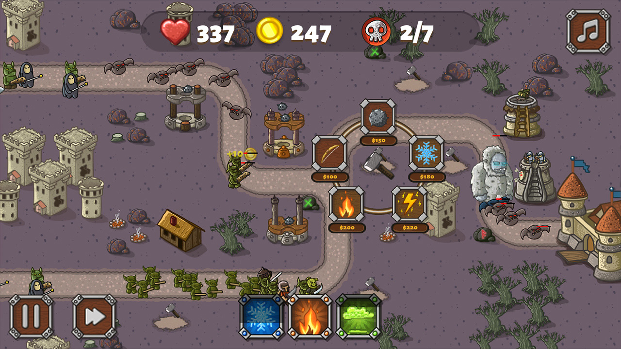 Fantasy Tower Defense screenshot 2