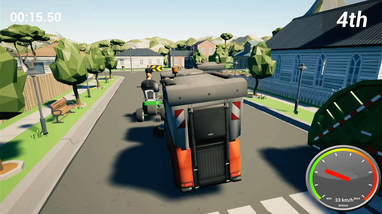 Lawnmower Game: Racing screenshot 6