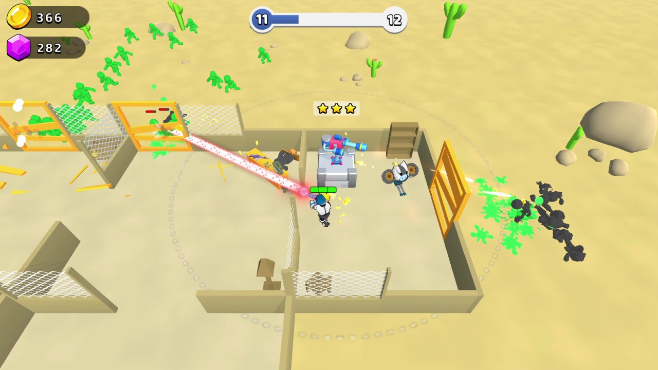 Zombie Defense: Lasergun screenshot 5