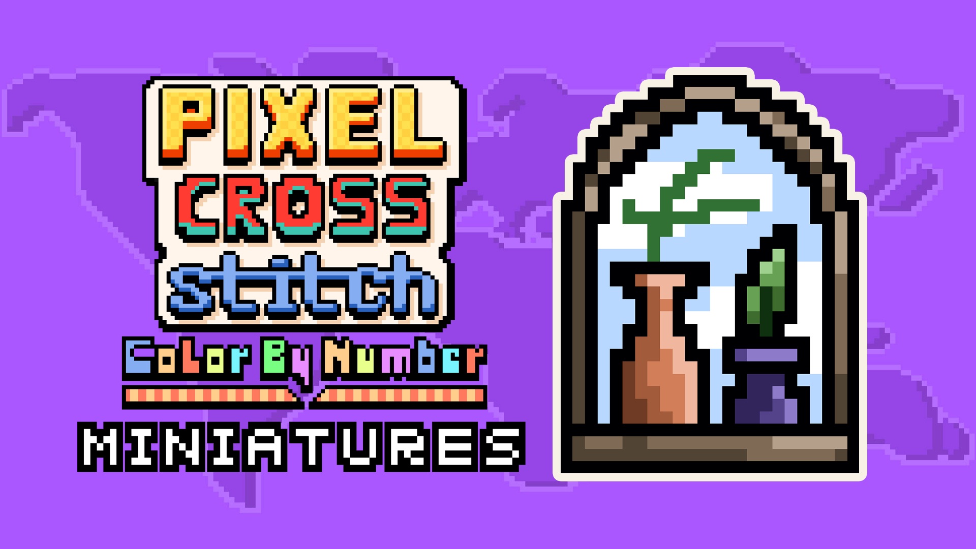Pixel Cross Stitch: Miniatures