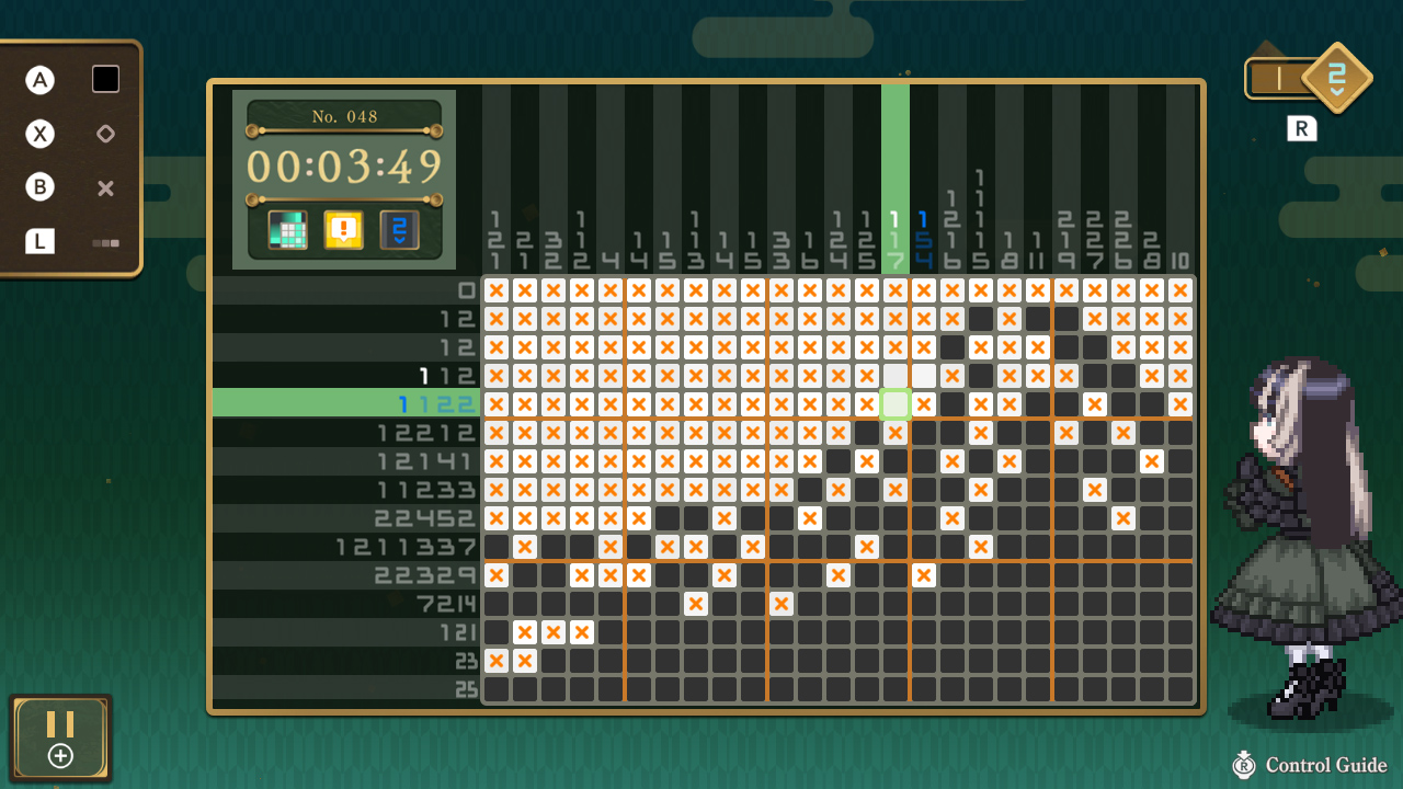 Picross™ : Juufuutei Raden™'s Guide for Pixel Museum screenshot 2