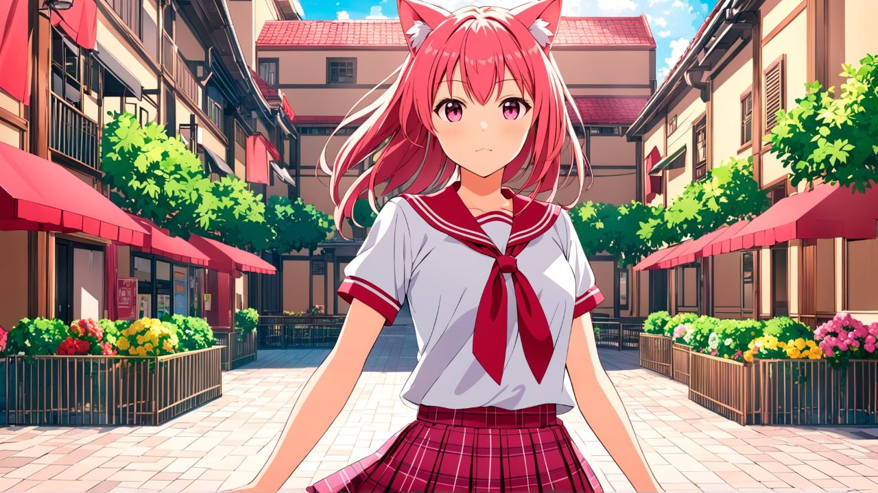 Puzzle World: Neko Girls screenshot 1