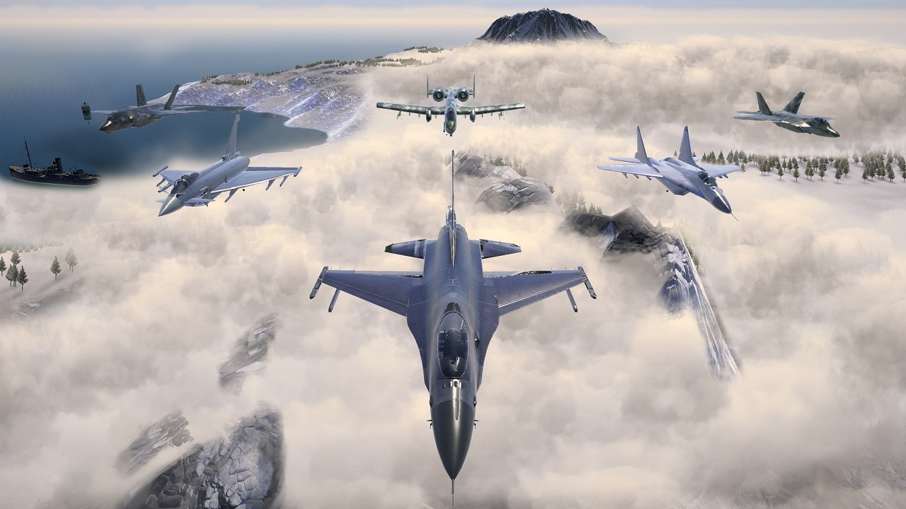 Airplane Flight Simulator : Combat Zone screenshot 1