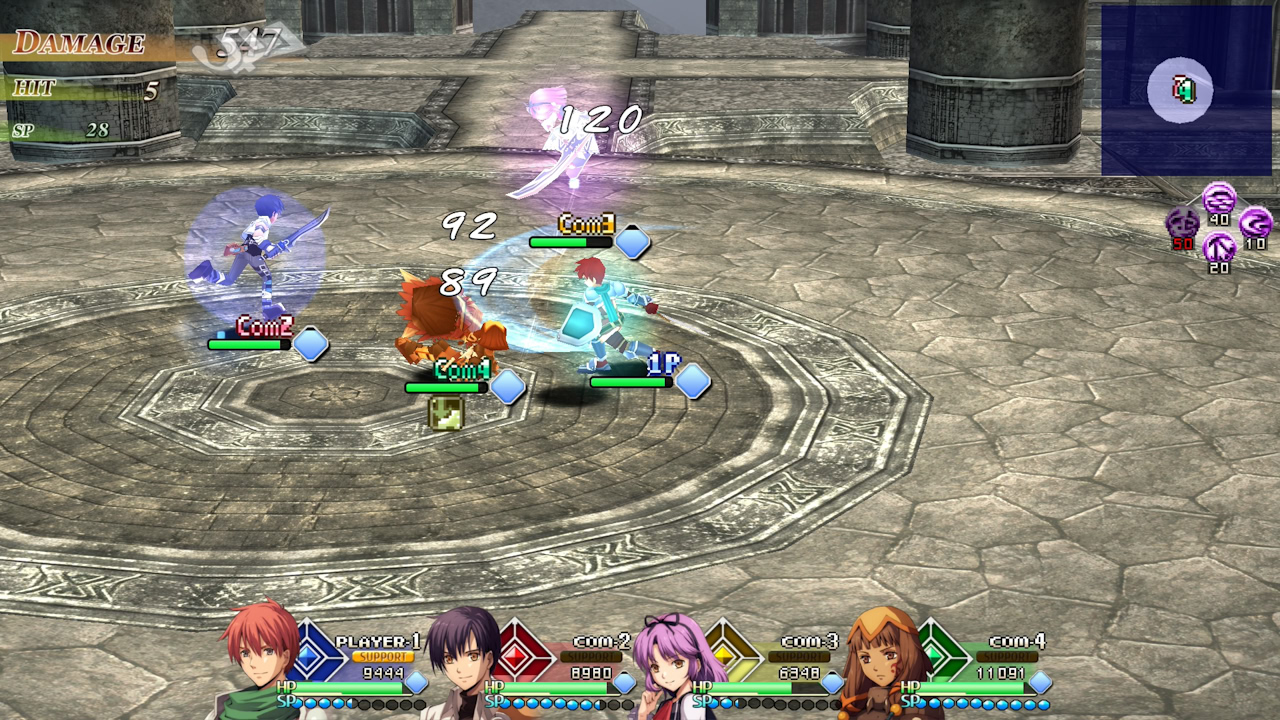 Ys vs. Trails in the Sky: Alternative Saga screenshot 1