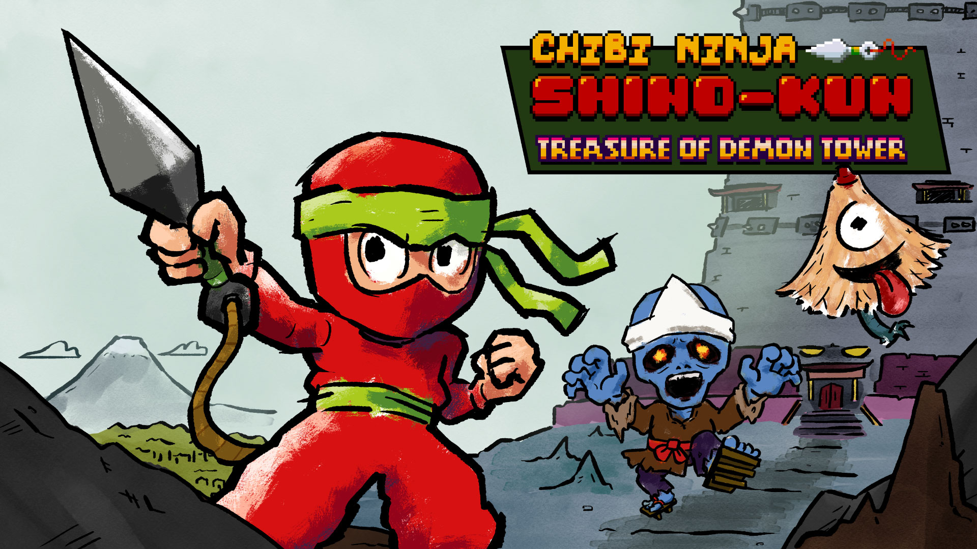 Chibi Ninja Shino-kun Treasure of Demon Tower