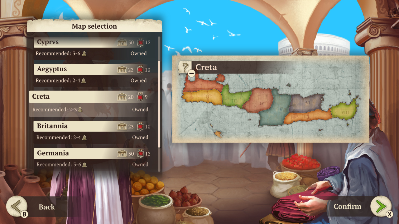 Concordia: Digital Edition - Aegyptus & Creta screenshot 1