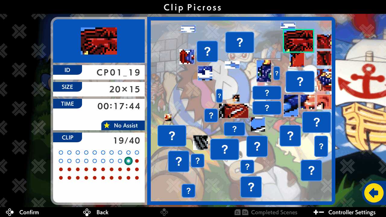 PICROSS S CAPCOM CLASSICS edition screenshot 5