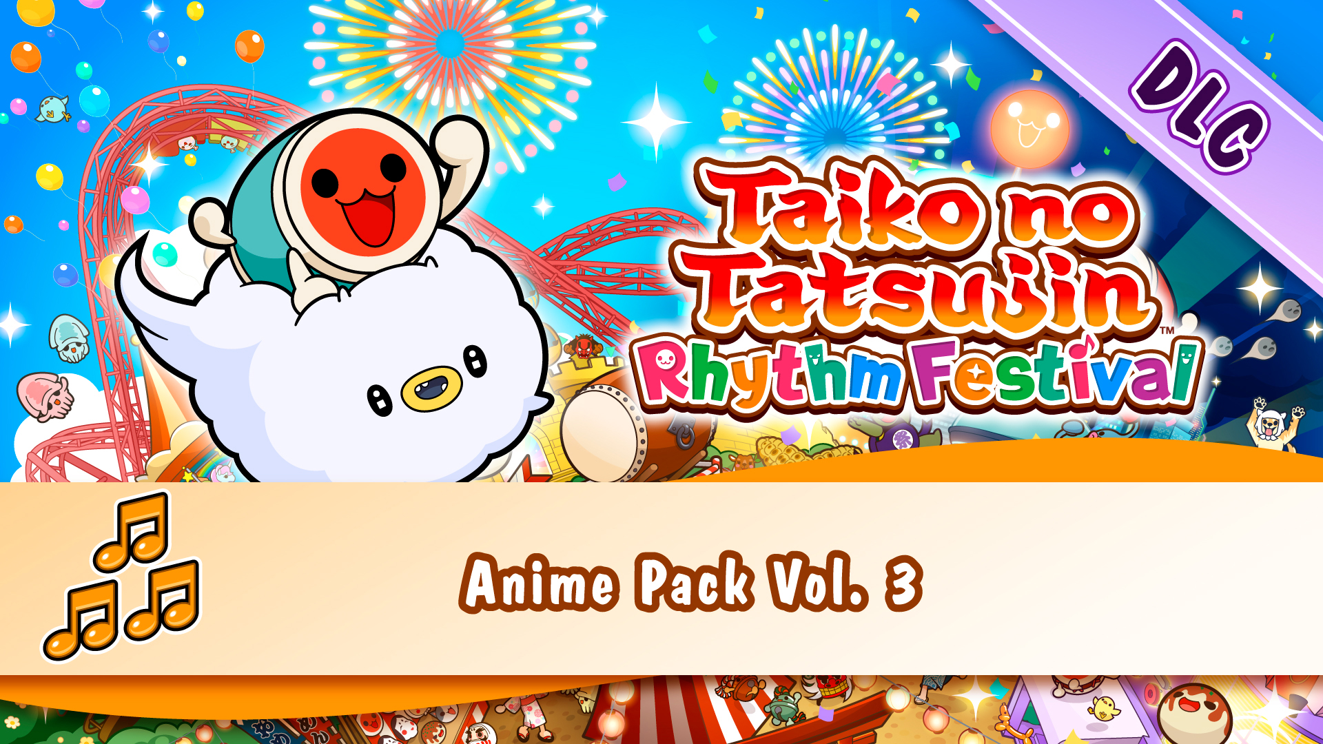 Taiko no Tatsujin: Rhythm Festival - Anime Pack Vol. 3
