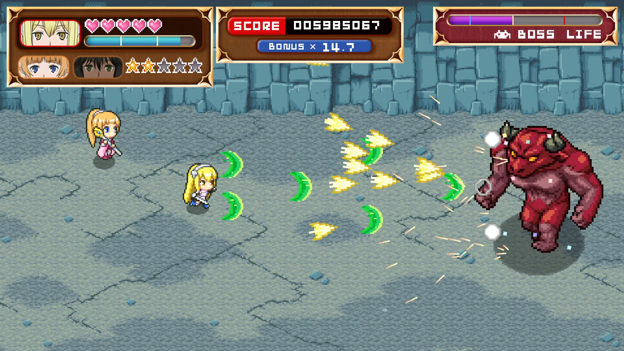 Is it Wrong to Try to Shoot 'em up Girls in a Dungeon? screenshot 1