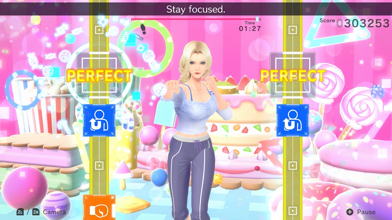 Fitness Boxing 2: Rhythm & Exercise No Mercy intensity: Sophie screenshot 2