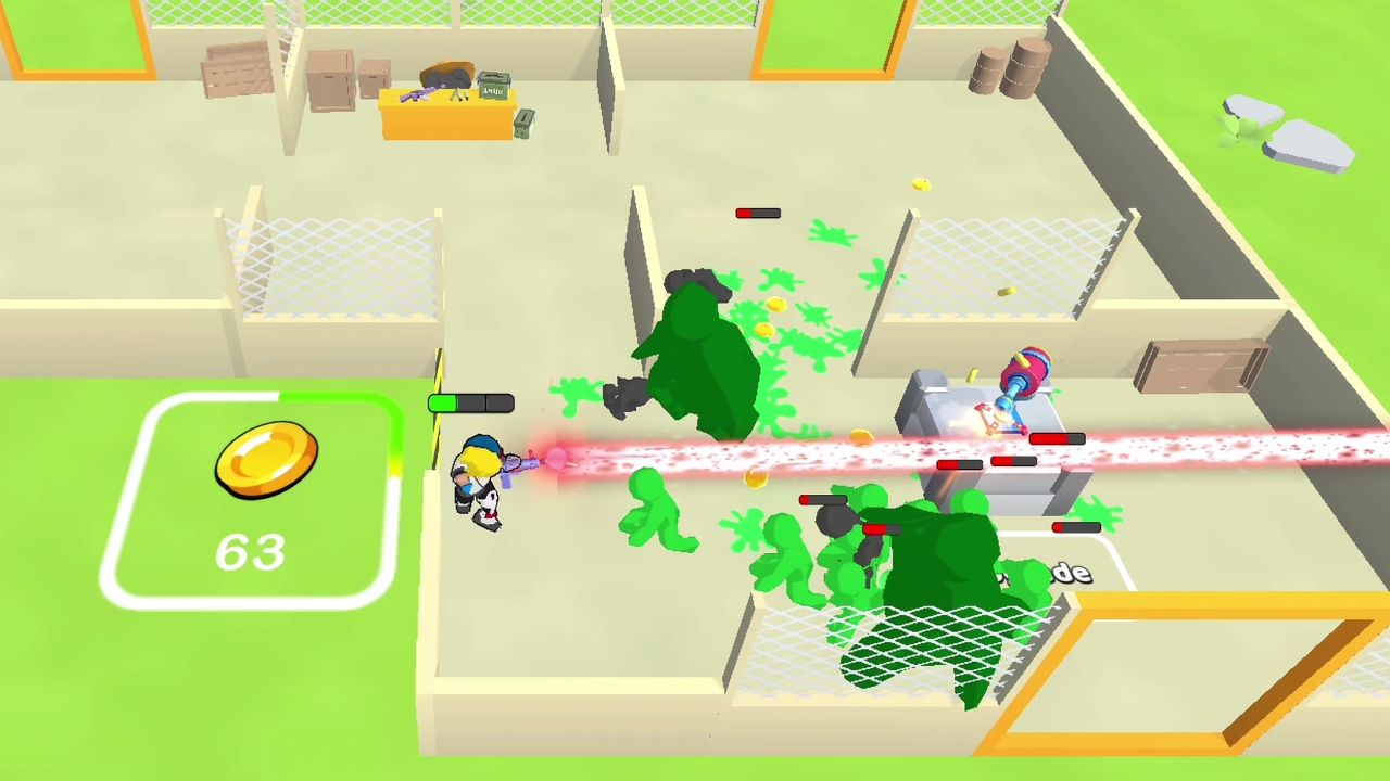 Zombie Defense: Lasergun screenshot 3
