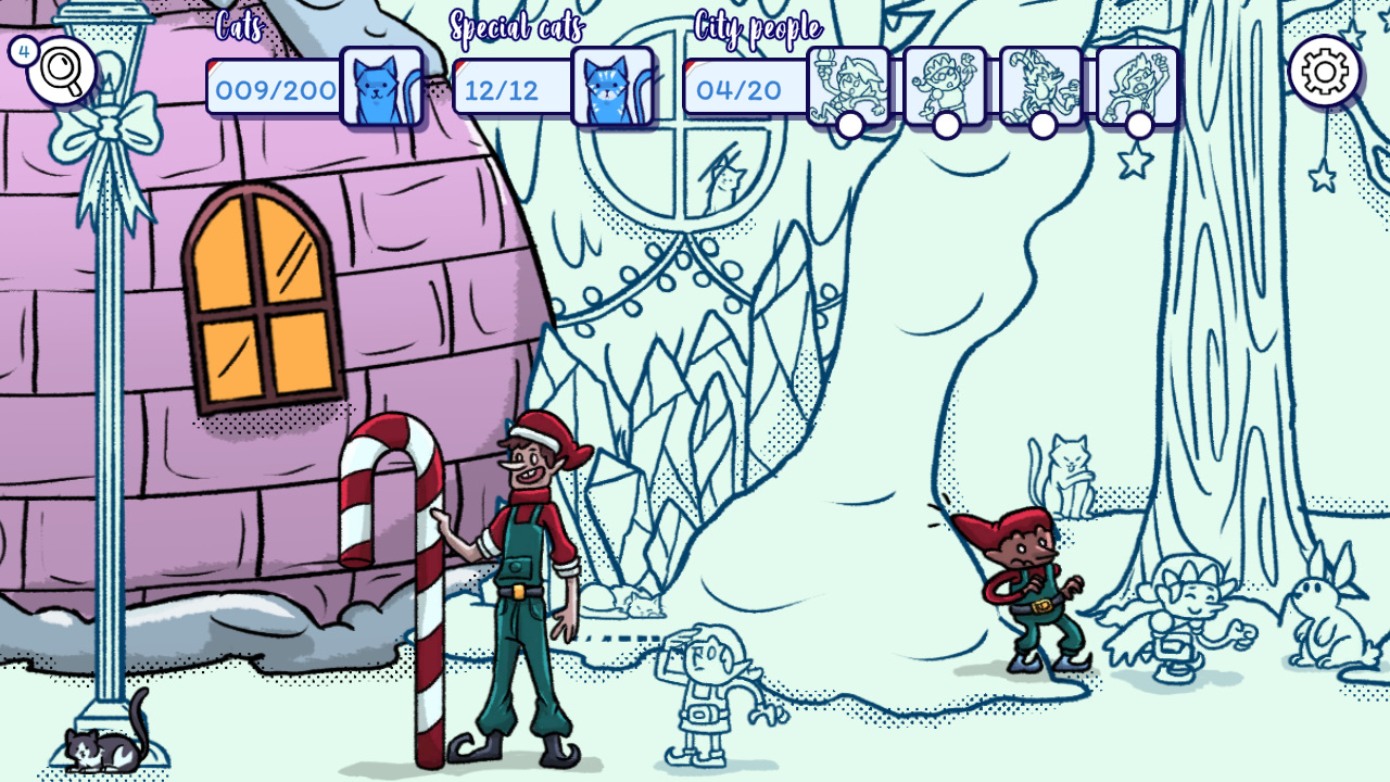 Hidden Cats in Santa's Realm screenshot 4