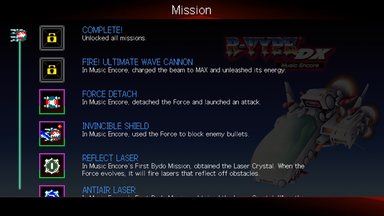 R-TYPE DX: Music Encore screenshot 6