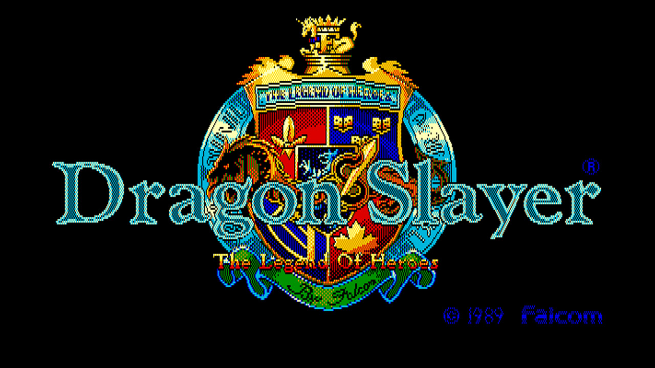 EGGCONSOLE Dragon Slayer: The Legend of Heroes PC-8801mkIISR screenshot 1