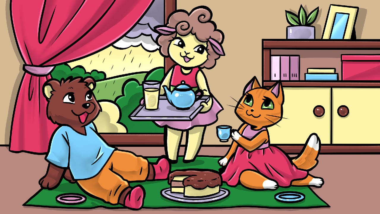 Coloring Book: Family & Home screenshot 3