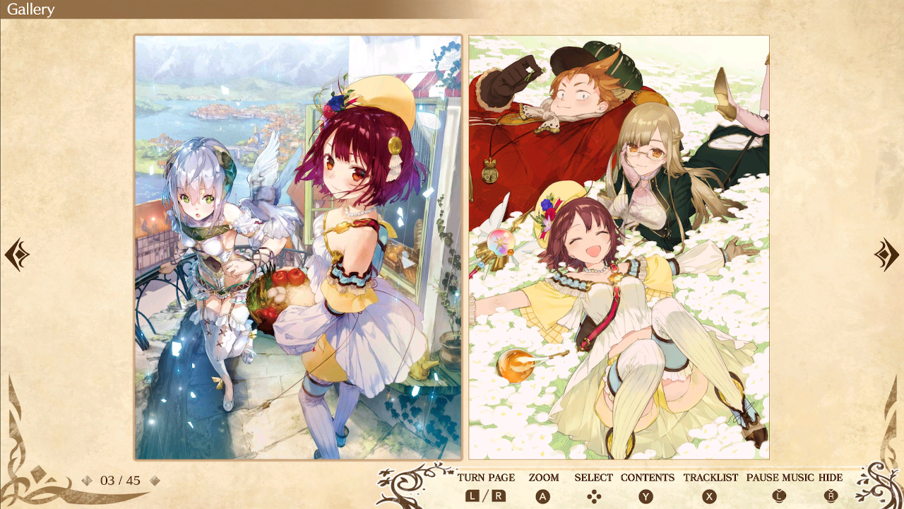 Atelier Sophie: The Alchemist of the Mysterious Book DX Digital Art Book screenshot 1