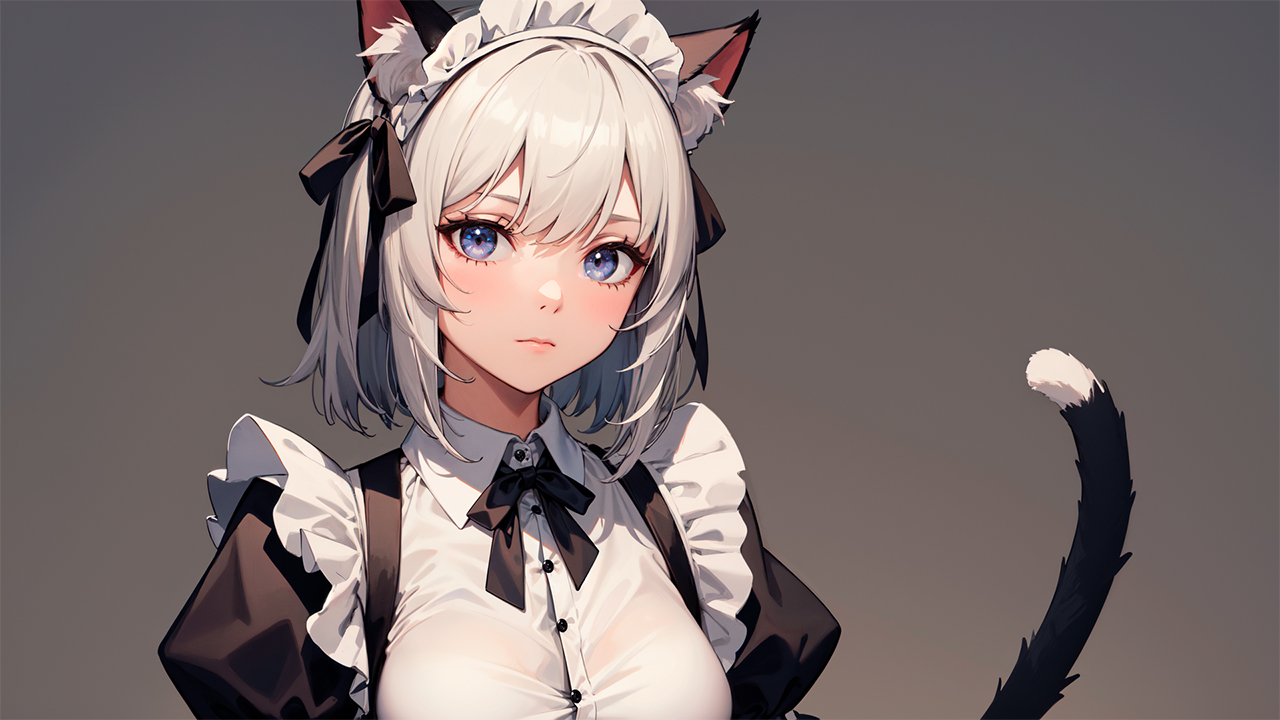 Neko Girls Puzzle screenshot 4