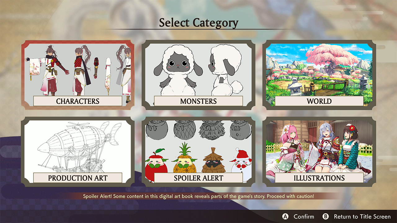 Rune Factory: Guardians of Azuma Digital Art Book and Soundtrack screenshot 1