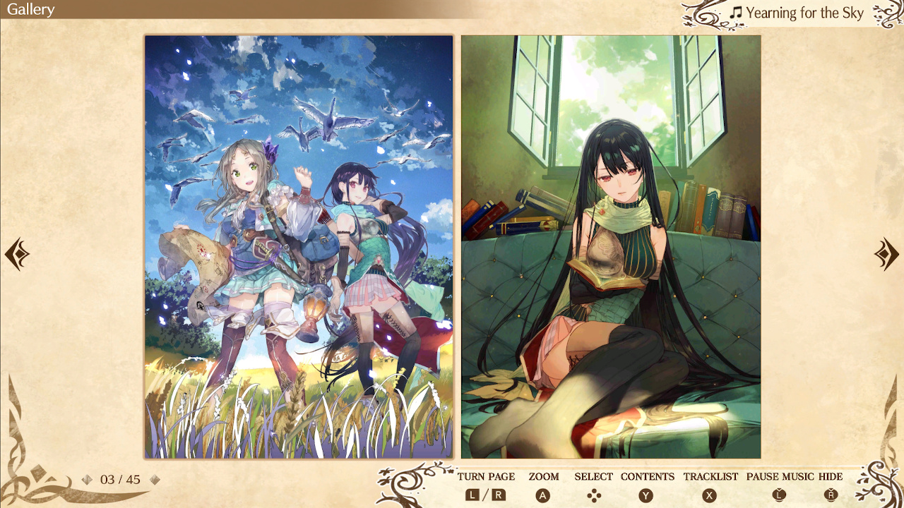 Atelier Firis: The Alchemist and the Mysterious Journey DX Digital Art Book screenshot 1